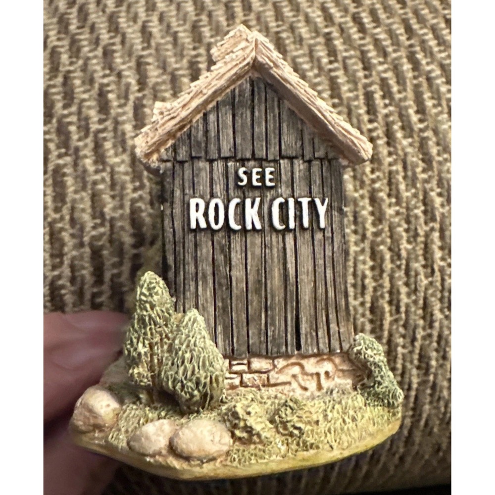 Lilliput Lane "See Rock‎ City" American Landmarks Cottage Miniature 1993 SIGNED